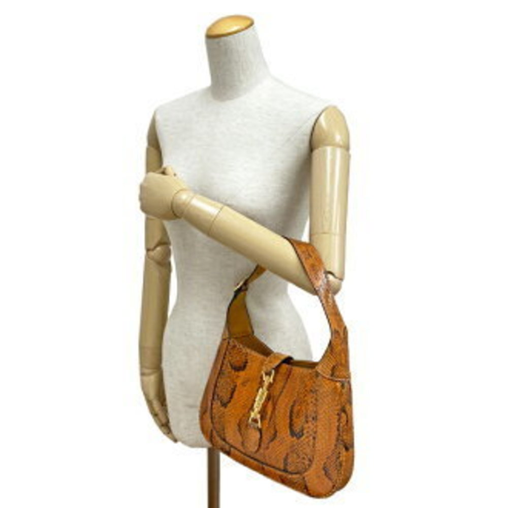Gucci Jackie Python Shoulder Bag Handbag Burton O… - image 3
